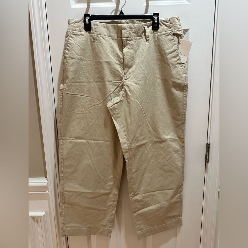 NEW a new day Women's Straight Leg Tan Pants sz. 16 Reg.